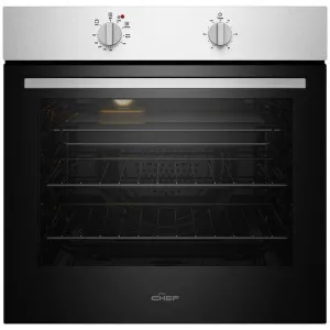 Chef 60cm Multi Function Fan Forced Electric Built-In Oven CVE612SB by Chef, a Ovens for sale on Style Sourcebook