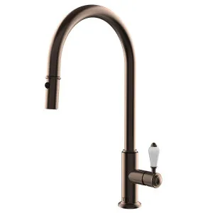 Turner Hastings Ludlow Pull Out Mixer Tap English Bronze LU112PM-EB by Turner Hastings, a Kitchen Taps & Mixers for sale on Style Sourcebook