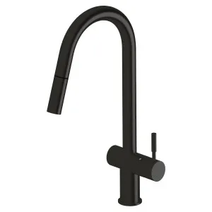 Sussex Taps Voda Pull Out Sink Mixer Tap - Matte Opium Black VSMPO-58 by Sussex Taps, a Kitchen Taps & Mixers for sale on Style Sourcebook