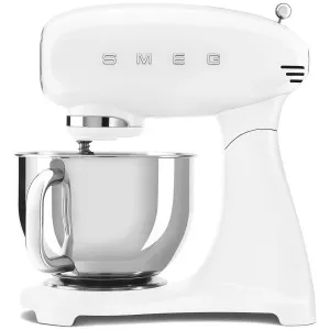 Smeg 50s Retro Style Stand Mixer White SMF03WHAU by Smeg, a Small Kitchen Appliances for sale on Style Sourcebook