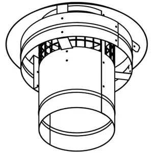 Qasair Chairman's Hat Single Motor Ducting CH200 by Qasair, a Rangehoods for sale on Style Sourcebook