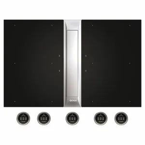 Bora Professional 3.0 Surface Induction Cooktop with Integrated Rangehood - Black and Stainless Steel PKAS3FI by Bora, a Ovens for sale on Style Sourcebook