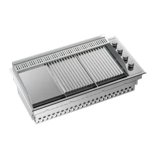 ILVE 100cm Professional Plus Built-In Outdoor Barbecue - Stainless Steel HBBQ100-SS by Ilve, a BBQs for sale on Style Sourcebook
