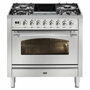 ILVE Nostalgie 90cm Freestanding Dual Fuel Oven/Stove P09IDNE3SSC by Ilve, a Ovens for sale on Style Sourcebook