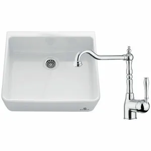 Abey Chambord Clotaire Single Bowl Sink Pack CLOTAIRE-1WT by Abey, a Kitchen Sinks for sale on Style Sourcebook