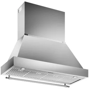 Bertazzoni 120cm Stainless Steel Heritage Series Canopy Rangehood K120HERTX-KC48HERTX by Bertazzoni, a Rangehoods for sale on Style Sourcebook