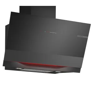 Bosch 90cm Series 8 Wall Mounted Canopy Rangehood Black DWK91LT65 by Bosch, a Rangehoods for sale on Style Sourcebook