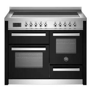 Bertazzoni Professional Series 110cm 5-Zone Induction Cooktop with Electric Triple Oven Cooker Nero PRO115I3ENET by Bertazzoni, a Ovens for sale on Style Sourcebook