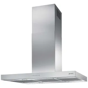 Smeg 90cm Classic Aesthetic Stainless Steel Island Rangehood SHI970X by Smeg, a Rangehoods for sale on Style Sourcebook