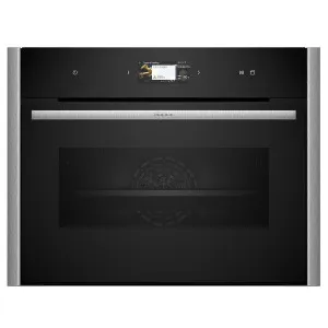 NEFF N90 Flex Design 60cm Compact Oven with Steam Metallic Silver C29FS3AY0-MS by NEFF, a Ovens for sale on Style Sourcebook