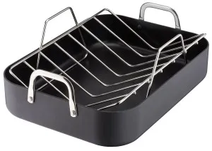 Tefal 29x39cm Hard Anodised Roaster and Rack D9259944 by null, a Cookware for sale on Style Sourcebook