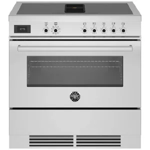 Bertazzoni 90cm Professional Airtec Stainless Steel Induction Freestanding Oven with Integrated Downdraft PROCH94I1EXT by Bertazzoni, a Cooktops for sale on Style Sourcebook