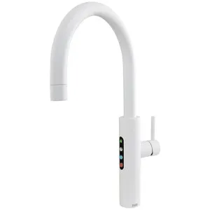 Billi Home BC with Gooseneck Multifunction Mixer Tap Matte White 915000GMW by Billi, a Kitchen Taps & Mixers for sale on Style Sourcebook