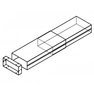 Qasair 120cm Extendable Single Motor Ducting DL1E by Qasair, a Rangehoods for sale on Style Sourcebook