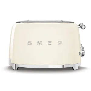 Smeg 50's Style 4 Slice Toaster Cream TSF03CRAU by Smeg, a Small Kitchen Appliances for sale on Style Sourcebook