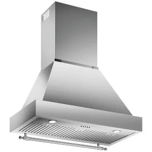 Bertazzoni 100cm Stainless Steel Heritage Series Canopy Rangehood K100HERTX-KC36HERTX by Bertazzoni, a Rangehoods for sale on Style Sourcebook