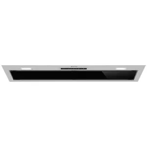 Smeg 90cm Black Glass & Stainless Steel Integrated KSGAU9P4VN by Smeg, a Rangehoods for sale on Style Sourcebook