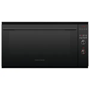 Fisher & Paykel 90cm Series 7 Contemporary Electric Built-In Oven Black OB90S9MEB1 by Fisher & Paykel, a Ovens for sale on Style Sourcebook