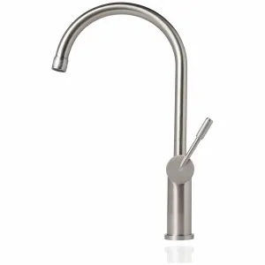 Titan Gooseneck Kitchen Mixer Tap Model 2 Brushed Steel TTSS2 by Titan, a Kitchen Taps & Mixers for sale on Style Sourcebook