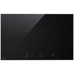 LG Series 7 80cm Induction Cooktop 4 Cooking Zones including 1 Flexi Zone BCI807T4BG by LG, a Cooktops for sale on Style Sourcebook