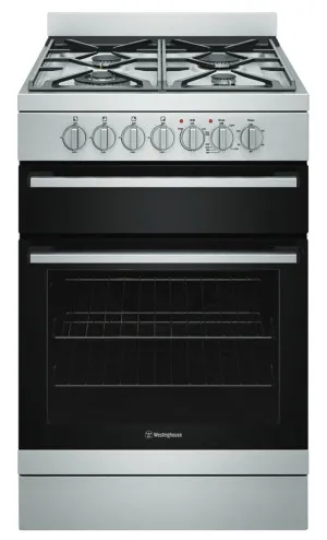 Westinghouse 60cm Dual Fuel Stainless Steel Upright Stove WFE612SC by Westinghouse, a Cooktops for sale on Style Sourcebook