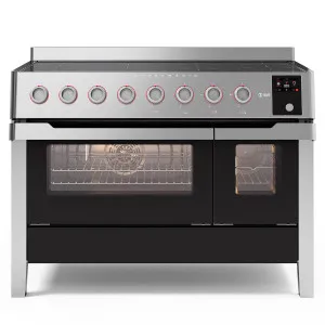 ILVE 120cm Panoramagic Induction Freestanding Oven Stainless Steel PMI127S3SS by Ilve, a Cooktops for sale on Style Sourcebook