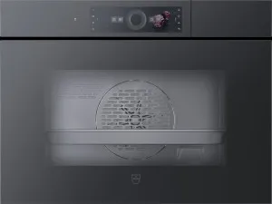 V-ZUG CombiSteam V6000 45 Black Glass AutoDoor Oven 2304300007 by V-ZUG, a Ovens for sale on Style Sourcebook