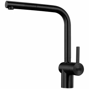 Franke Atlas Neo Pull-Out Tap Black Steel TA9701BS by Franke, a Kitchen Taps & Mixers for sale on Style Sourcebook