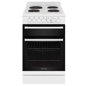 Westinghouse 54cm Freestanding Fan Forced Electric Oven/Stove WFE532WC by Westinghouse, a Cooktops for sale on Style Sourcebook