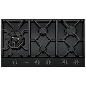 Westinghouse 90cm 5 Burner Gas Cooktop WHG959BD by Westinghouse, a Cooktops for sale on Style Sourcebook