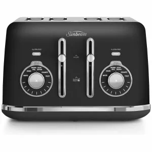 Sunbeam Alinea Select 4 Slice Toaster Black TA2840K by Sunbeam, a Small Kitchen Appliances for sale on Style Sourcebook
