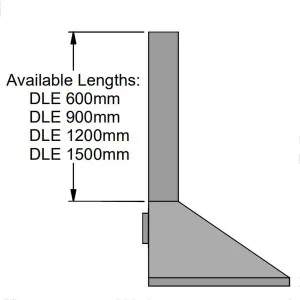 Qasair 60cm Flue Size Ducting DLE600 by Qasair, a Rangehoods for sale on Style Sourcebook
