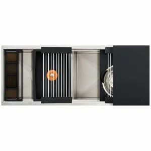 The Galley Ideal Work & Wash Station 4D Graphite Wood IWW-4-D-GT by The Galley, a Kitchen Sinks for sale on Style Sourcebook