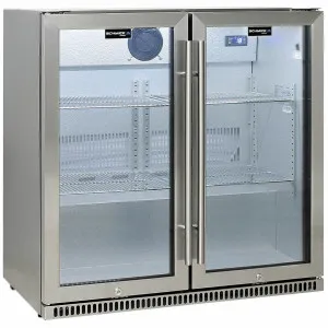 Schmick Alfresco Two Door Bar Fridge with Heated Glass SK190-SS by Schmick, a Refrigerators, Freezers for sale on Style Sourcebook