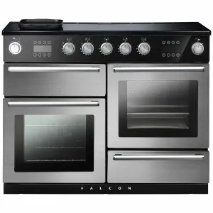 Falcon 110cm Nexus Steam Freestanding Electric Oven/Stove Stainless Steel and Chrome NEX110SOEISS-CH by Falcon, a Cooktops for sale on Style Sourcebook