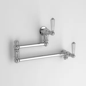 Astra Walker Signature Pot Filler with Crackle Porcelain Lever Handles A50-26-CK-00 by Astra Walker, a Kitchen Taps & Mixers for sale on Style Sourcebook