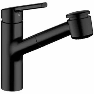 KWC Luna-E Pull Out Spray Tap Matte Black 10441033176 by KWC, a Kitchen Taps & Mixers for sale on Style Sourcebook