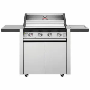 BeefEater 1600 Series SS Four Burner BBQ with Side Burner & Trolley BMG1641SA by BeefEater, a BBQs for sale on Style Sourcebook