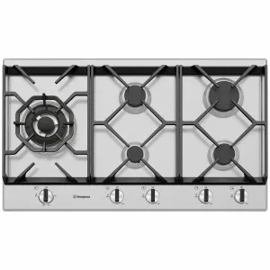 Westinghouse 90cm Natural Gas Stainless Steel Cooktop WHG958SC by Westinghouse, a Cooktops for sale on Style Sourcebook
