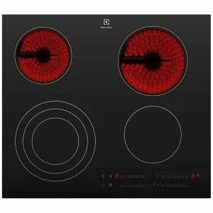 Electrolux 60cm 4 Zone Hobb2Hood Ceramic Cooktop EHC644BE by Electrolux, a Cooktops for sale on Style Sourcebook