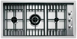 Barazza 90cm Lab Natural Gas Cooktop LABH900-3NG by Barazza, a Cooktops for sale on Style Sourcebook