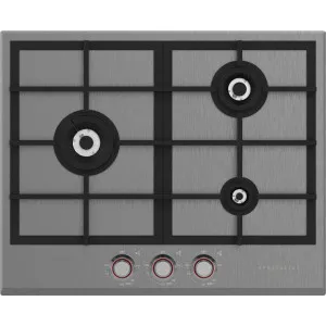 Spezialist 64cm LP Gas Stainless Steel Plate Cooktop with Black Metal Finish S30643SPBBMLPG by Spezialist, a Cooktops for sale on Style Sourcebook