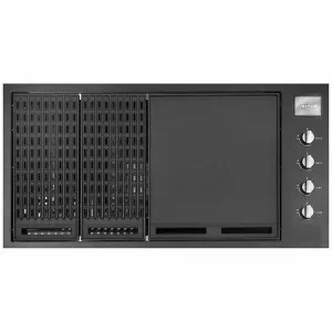 Artusi 104cm Built-In Gas BBQ Matte Black ABBQ1MB by Artusi, a BBQs for sale on Style Sourcebook