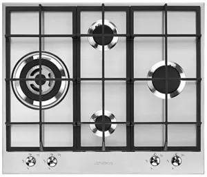 Smeg 60cm Classic Stainless Steel Gas Cooktop PX364LAU by Smeg, a Cooktops for sale on Style Sourcebook