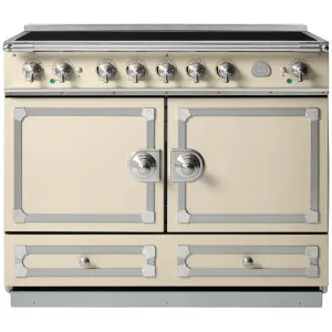 La Cornue Cornufe 110cm Induction Freestanding Oven Morning Dew with Brushed Nickel CFE110EIMD-N by La Cornue, a Cooktops for sale on Style Sourcebook