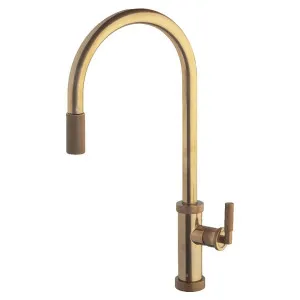 Armando Vicario Urban D Pull Out Kitchen Mixer Natural Brass 400728NBR by Armando Vicario, a Small Kitchen Appliances for sale on Style Sourcebook