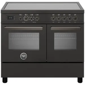 Bertazzoni 100cm Carbonio Induction Freestanding Double Oven PRO105I2ECAT by Bertazzoni, a Cooktops for sale on Style Sourcebook