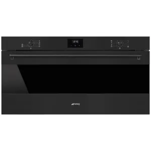 Smeg 90cm Matte Black Classic Built In Electric Oven SFRA9300TN by Smeg, a Ovens for sale on Style Sourcebook