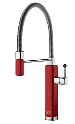 Gessi Happy Sink Kitchen Mixer with Pull Out Tap 60061R by Gessi, a Kitchen Taps & Mixers for sale on Style Sourcebook