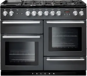 Falcon 110cm Nexus Freestanding Dual Fuel Oven/Stove Slate and Nickel NEX110DFSL-CH by Falcon, a Cooktops for sale on Style Sourcebook